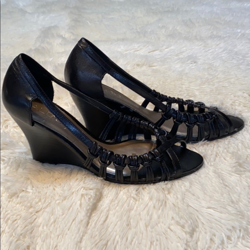 Aldo Black Wedges
